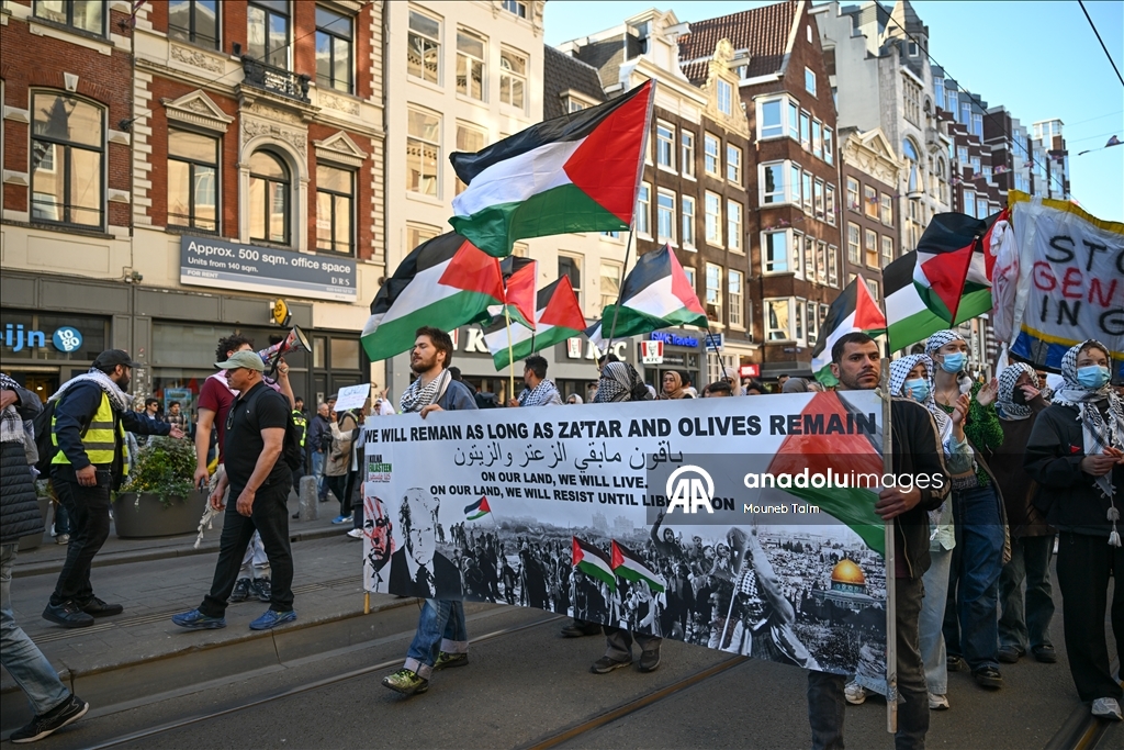 Nakba'nın 77. yılı Hollanda'da anıldı