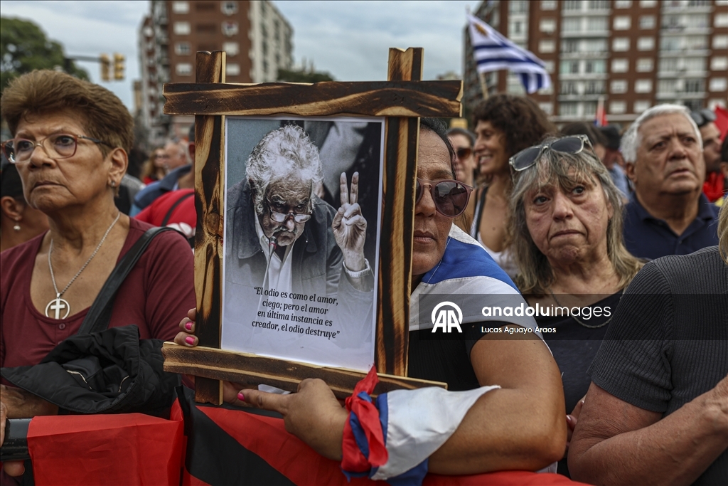 Uruguayans bid farewell to former President Jose "Pepe" Mujica