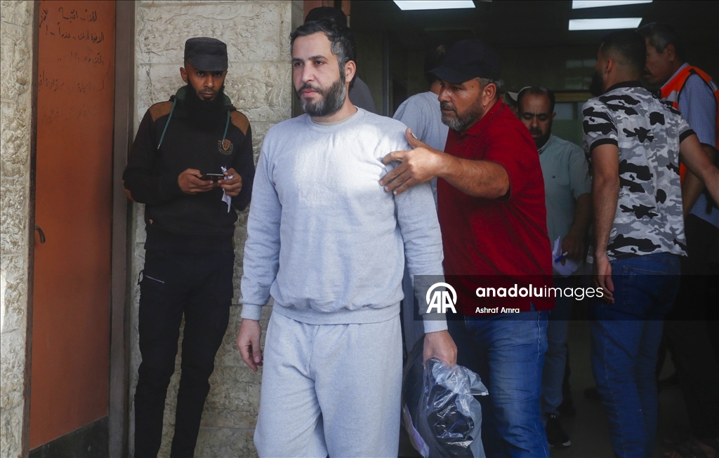 Serbest bırakılan 10 Filistinli esir Gazze’ye ulaştı