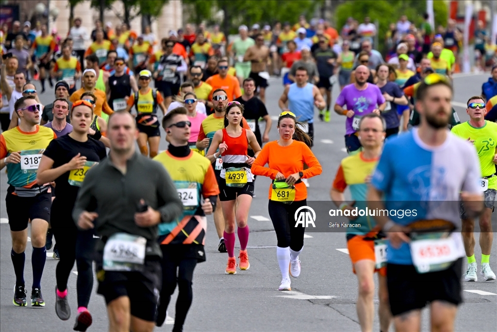 Moskova Garden Ring'de 15 km etaplı bayrak yarışı  