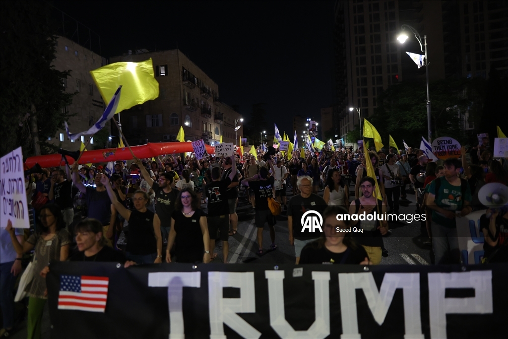 İsrailliler, Batı Kudüs'te gösteri düzenlendi