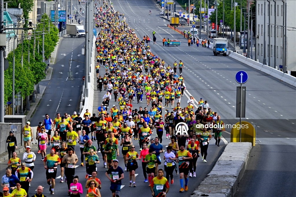 Moskova Garden Ring'de 15 km etaplı bayrak yarışı  