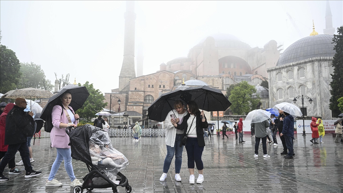 İstanbul'da yağışlı hava