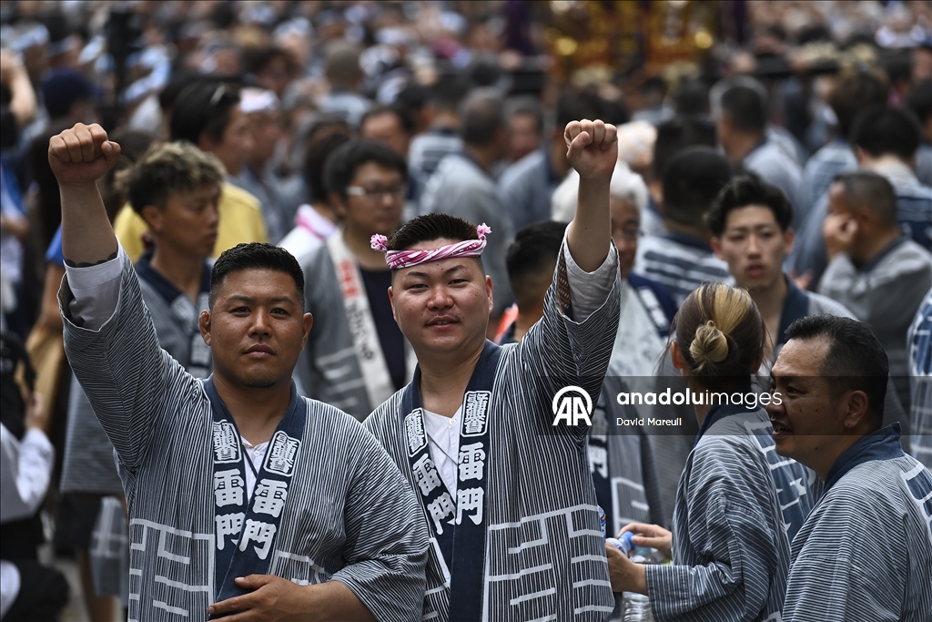 Japonya'da Sanja Matsuri Festivali