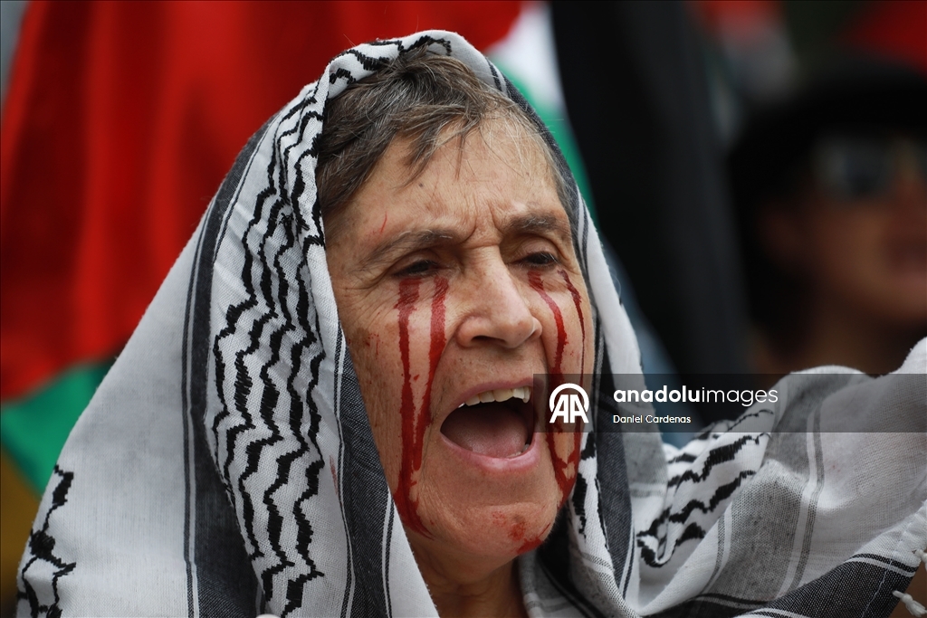 مظاهرات في المكسيك تنديدا بمجازر إسرائيل في غزة