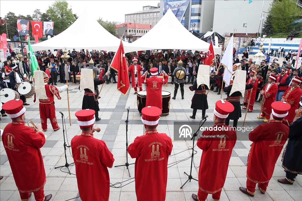 Erzurum'da 19 Mayıs Atatürk'ü Anma, Gençlik ve Spor Bayramı kutlandı