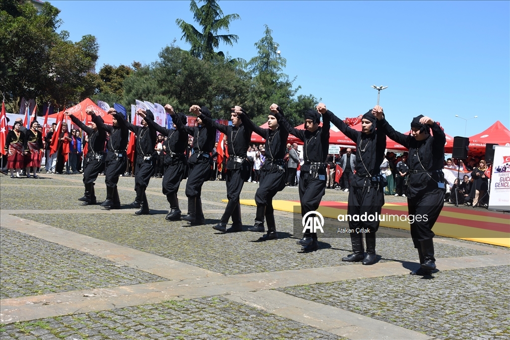 Giresun'da 19 Mayıs Atatürk'ü Anma, Gençlik ve Spor Bayramı kutlandı