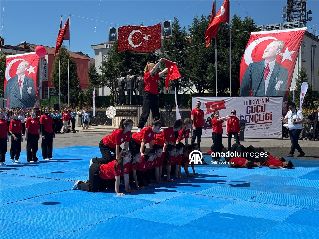 Bartın'da 19 Mayıs Atatürk'ü Anma, Gençlik ve Spor Bayramı kutlandı