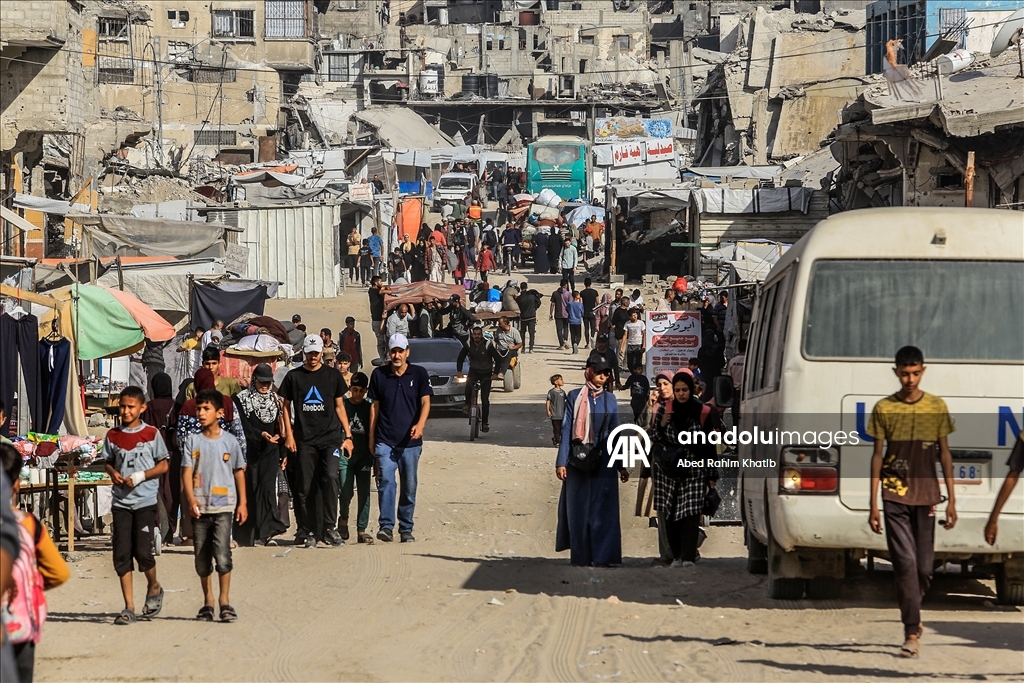 Палестинцы покидают восток Хан-Юнуса из-за угрозы израильской атаки