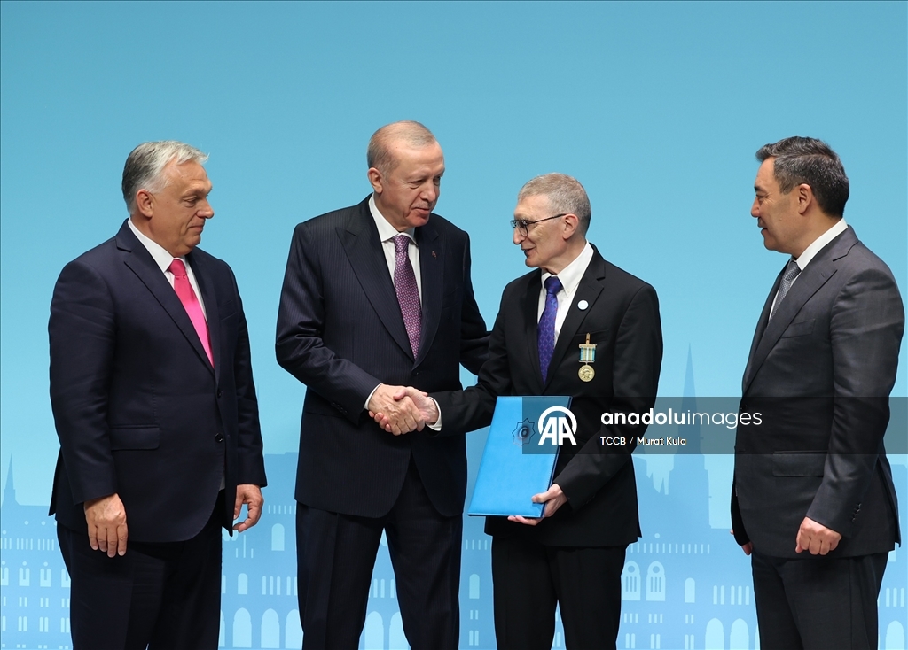 Türk Devletleri Teşkilatından Prof. Dr. Aziz Sancar'a "Ali Şir Nevai Uluslararası Ödülü"