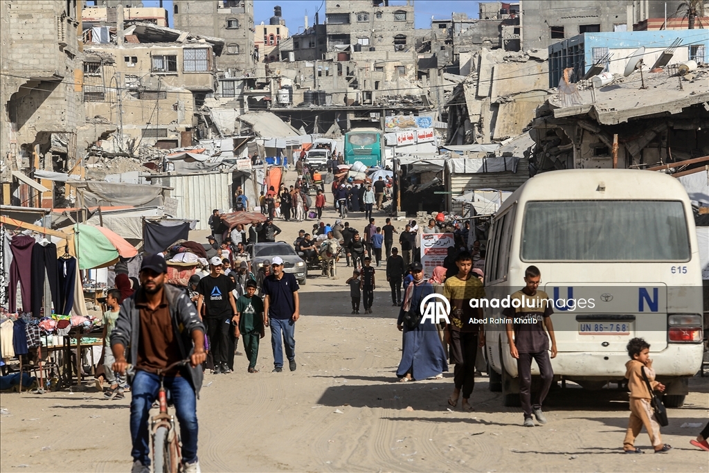 Палестинцы покидают восток Хан-Юнуса из-за угрозы израильской атаки