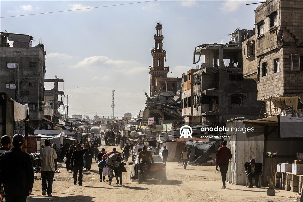 Палестинцы покидают восток Хан-Юнуса из-за угрозы израильской атаки