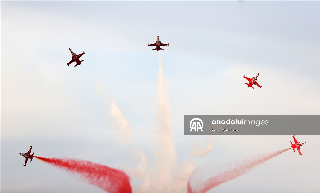 Türk Yıldızları, Uluslararası Anadolu Ankası Tatbikatı-2025'te gösteri uçuşu yaptı