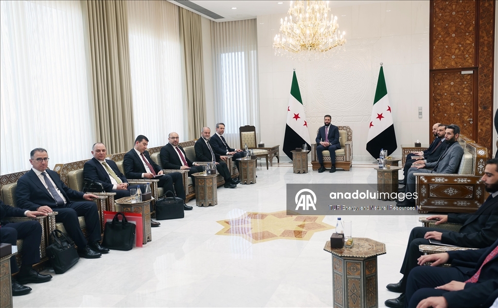 وزير الطاقة التركي يلتقي الرئيس السوري في دمشق