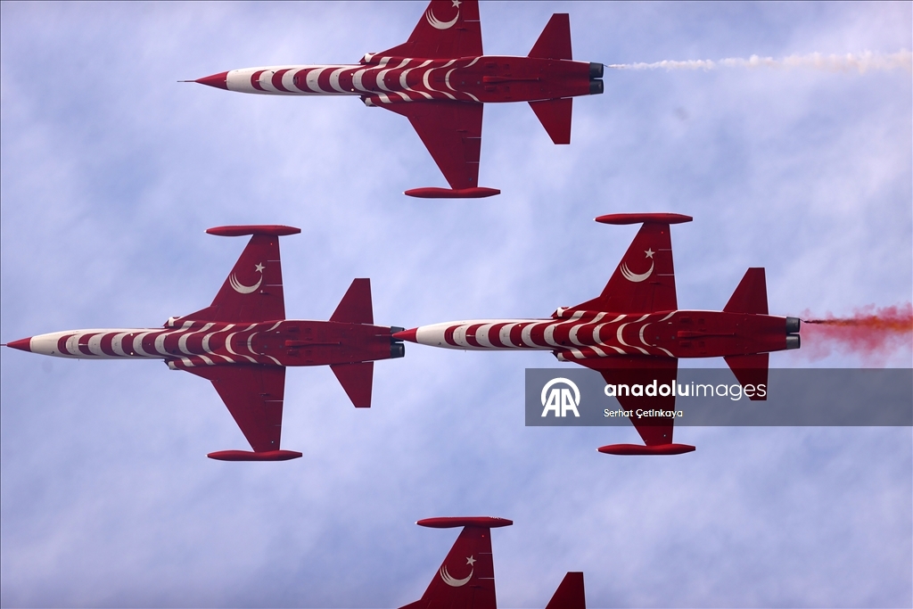 Türk Yıldızları, Uluslararası Anadolu Ankası Tatbikatı-2025'te gösteri uçuşu yaptı