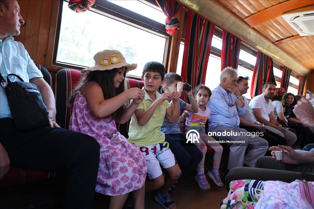 Amman’da Türk kurumları çalışanlarına Hicaz Demiryolu’nda nostaljik tren turu