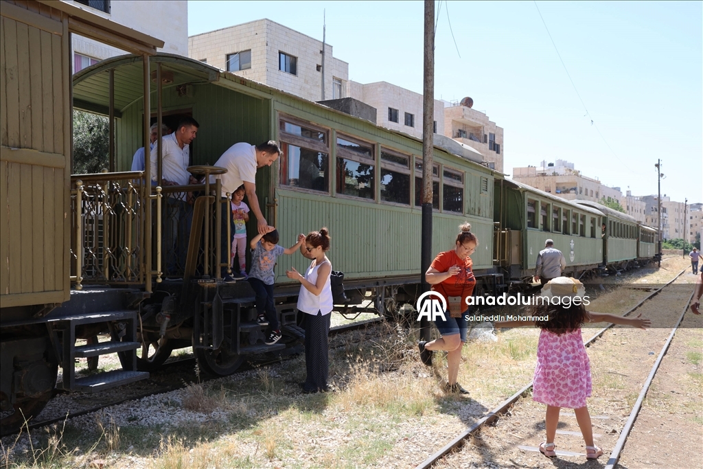 Amman’da Türk kurumları çalışanlarına Hicaz Demiryolu’nda nostaljik tren turu