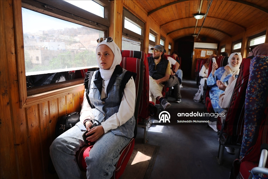 Amman’da Türk kurumları çalışanlarına Hicaz Demiryolu’nda nostaljik tren turu