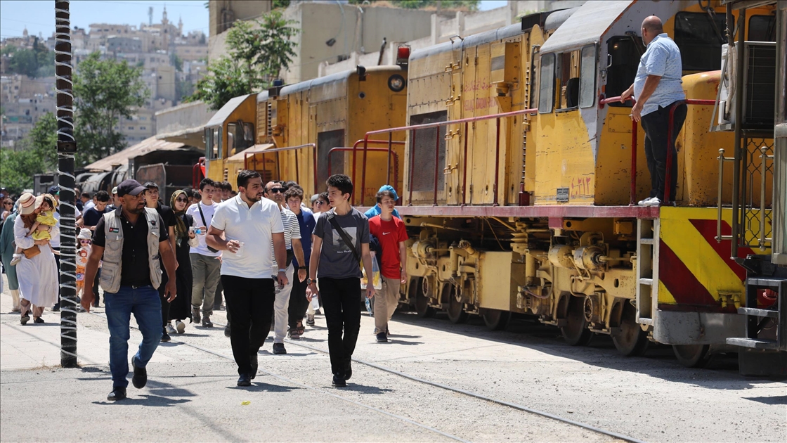 Amman’da Türk kurumları çalışanlarına Hicaz Demiryolu’nda nostaljik tren turu