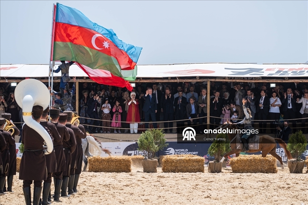 Президент Эрдоган посетил VII Фестиваль культуры этноспорта в Стамбуле 3