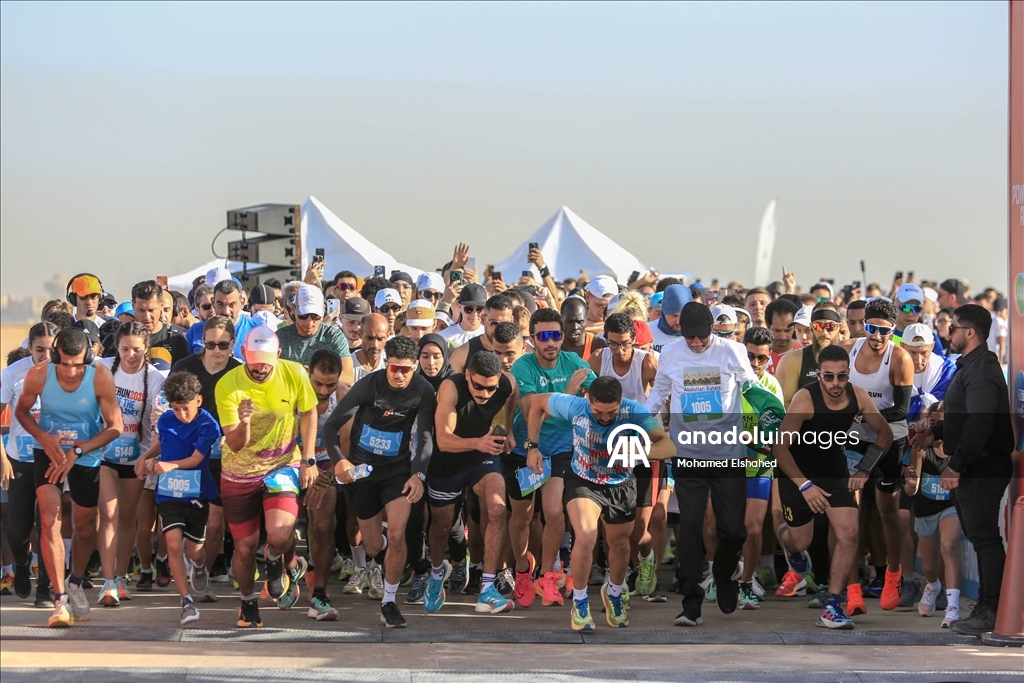 Mısır’da "One Run” Maratonu düzenlendi