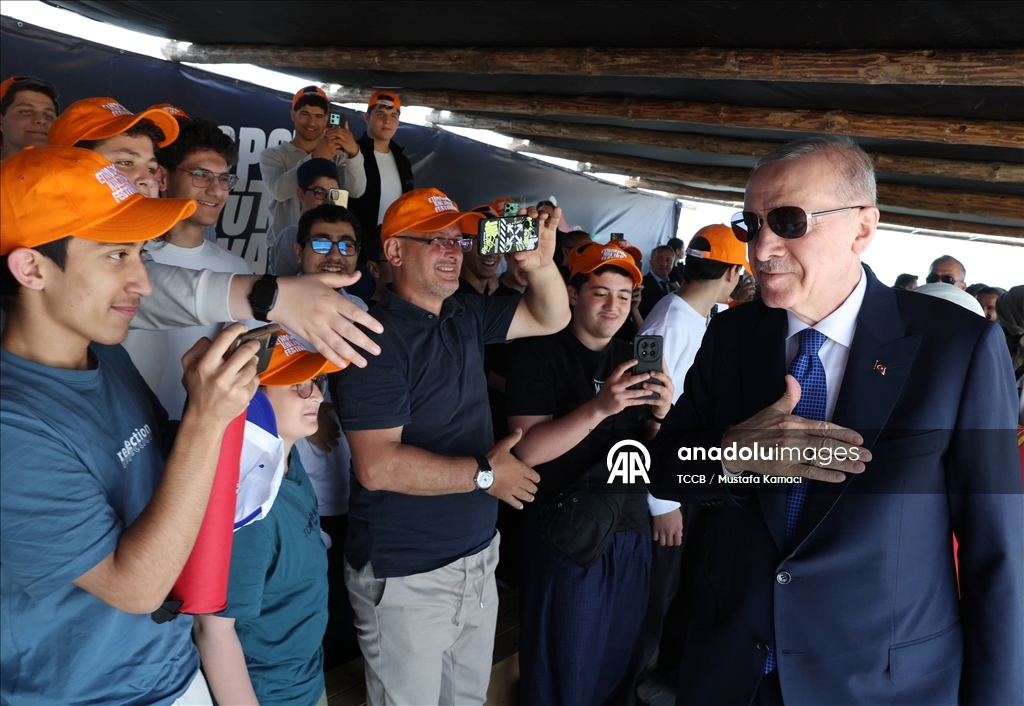 Cumhurbaşkanı Erdoğan, 7. Etnospor Kültür Festivali'ni ziyaret etti