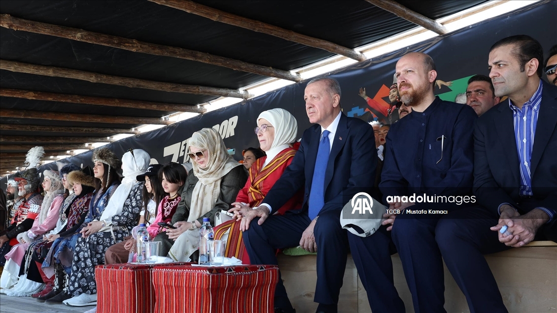 Cumhurbaşkanı Erdoğan, 7. Etnospor Kültür Festivali'ni ziyaret etti