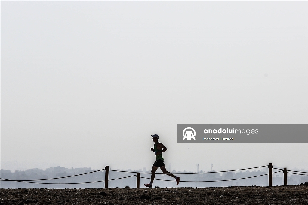 Mısır’da "One Run” Maratonu düzenlendi