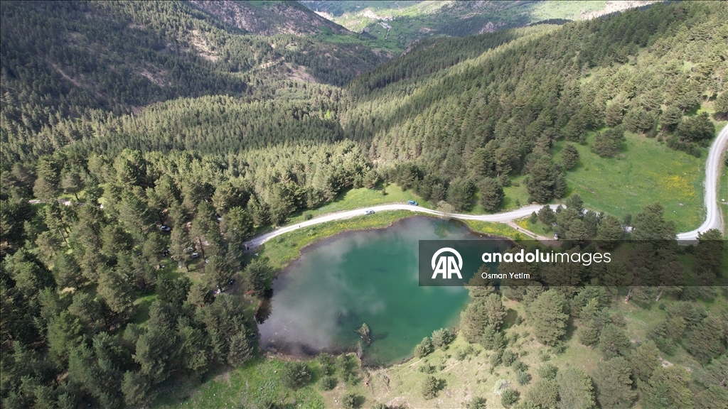 Altınpınar Limni Gölü turizm sezonunun ilk misafirlerini ağırlıyor