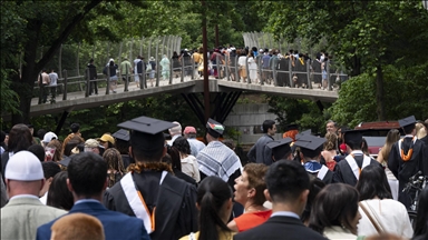 Princeton Üniversitesi mezuniyet töreninde Filistin'e destek