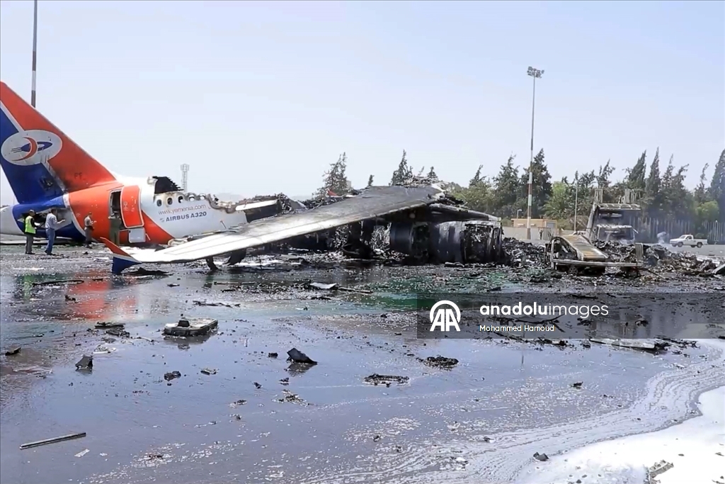 İsrail'in saldırısı sonrası Sana Havalimanı'ndan uçuşlar durduruldu