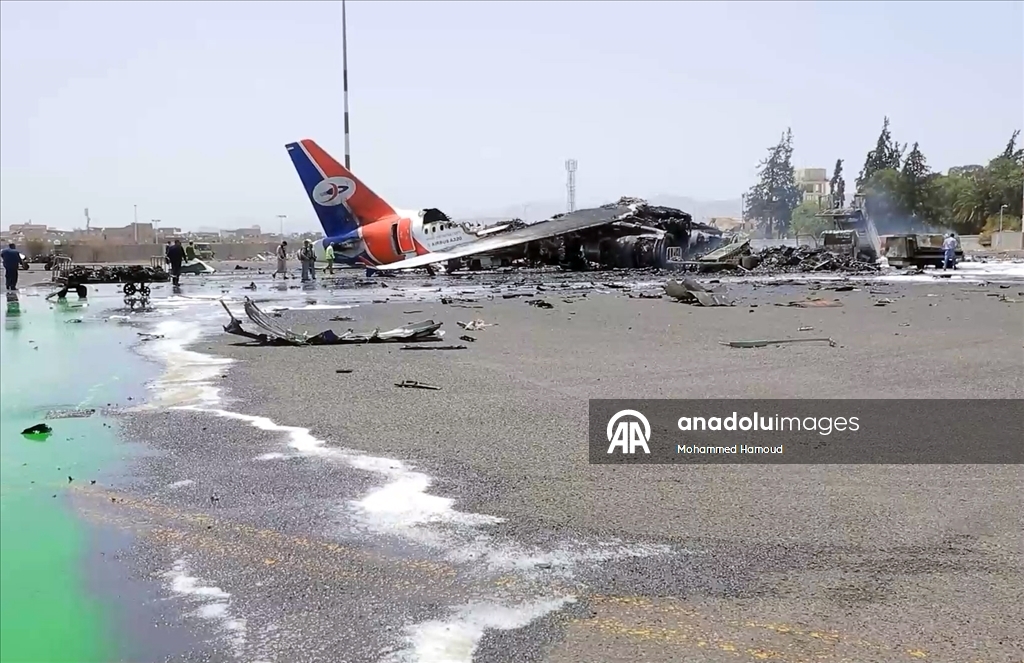 İsrail'in saldırısı sonrası Sana Havalimanı'ndan uçuşlar durduruldu