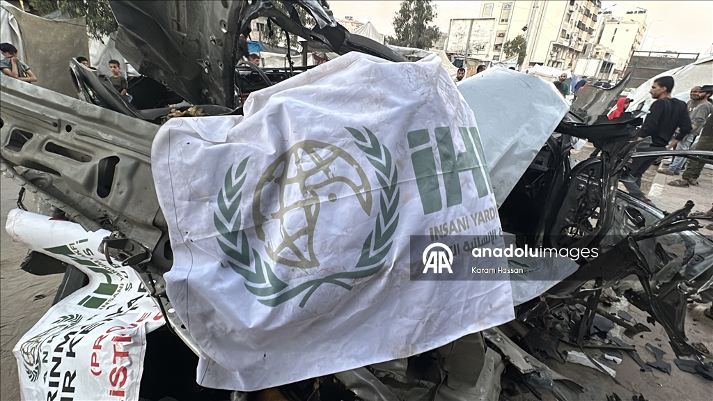 İsrail'in saldırısı sonucu Gazze'de İHH'nın yardım projesinde çalışan 5 kişi hayatını kaybetti