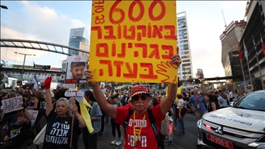 İsrailli esir yakınlarından Tel Aviv’de takas ve ateşkes çağrısı