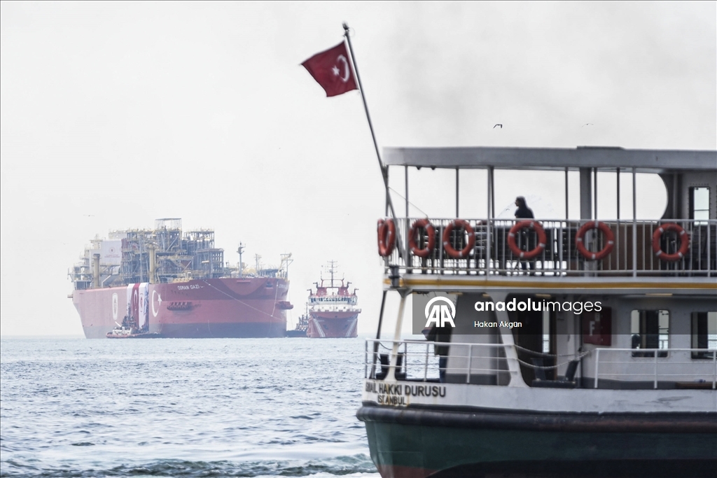 Türkiye’nin ilk Yüzer Üretim Tesisi (FPU) Osman Gazi gemisi
