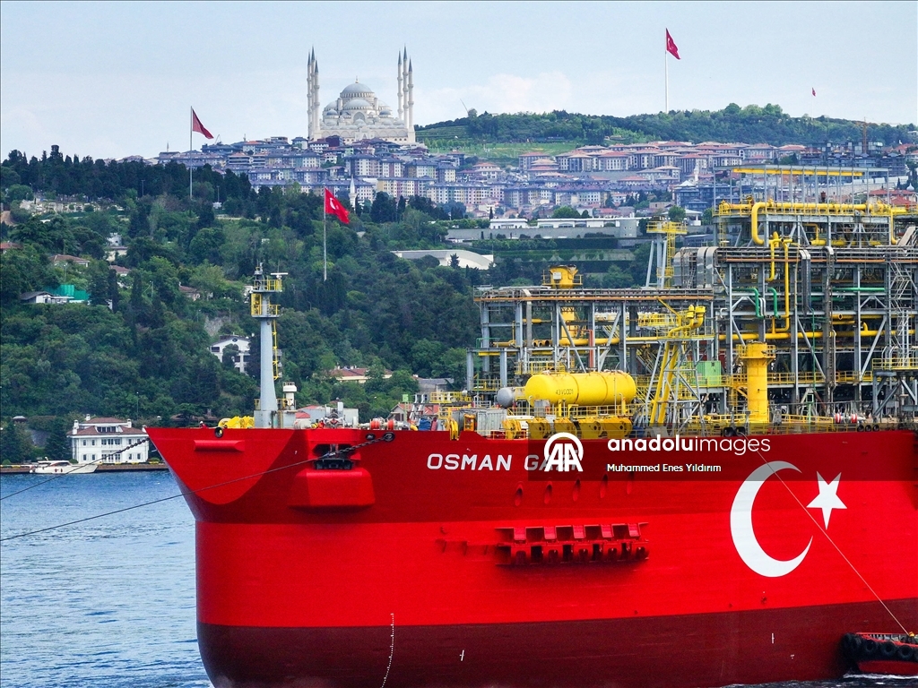 Türkiye’nin ilk Yüzer Üretim Tesisi (FPU) Osman Gazi gemisi