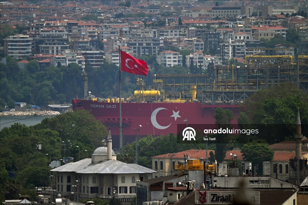 Türkiye’nin ilk Yüzer Üretim Tesisi (FPU) Osman Gazi gemisi