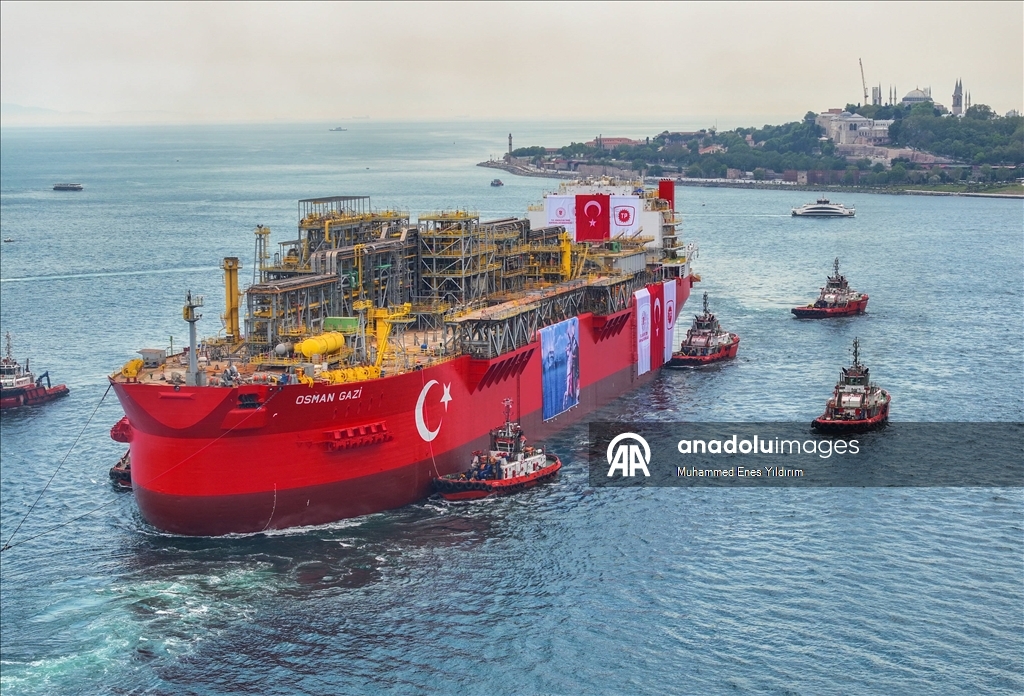 Türkiye’nin ilk Yüzer Üretim Tesisi (FPU) Osman Gazi gemisi