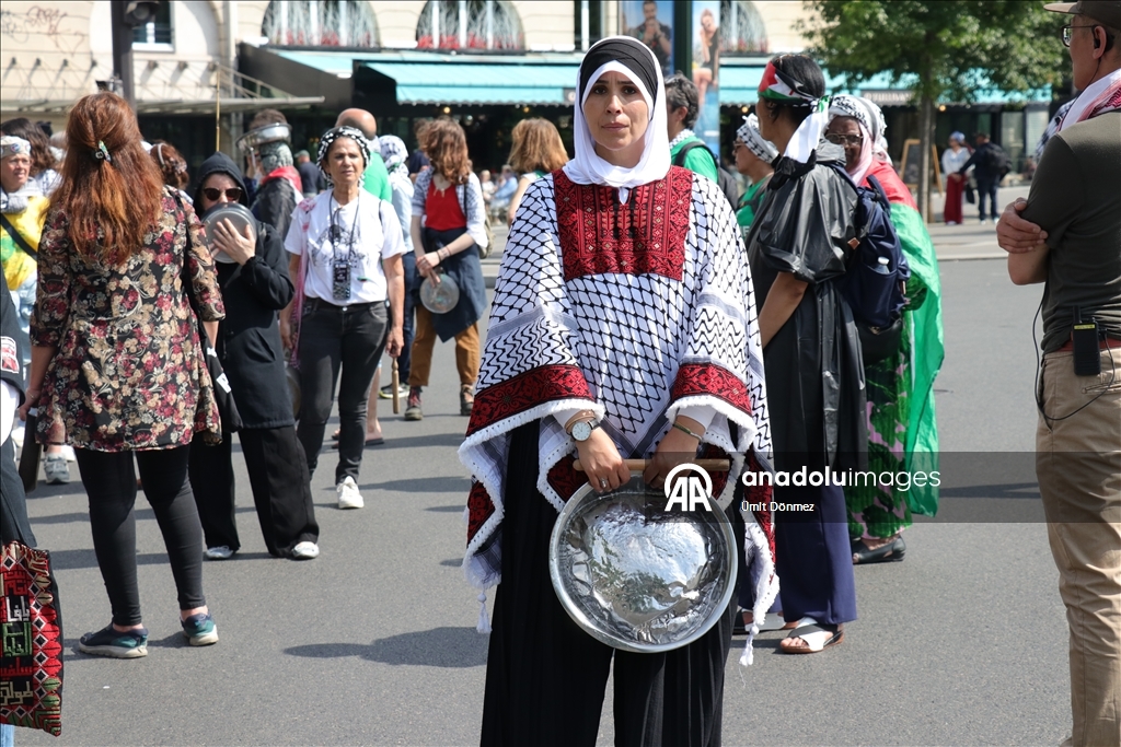 В Париже протестуют против атак на Газу