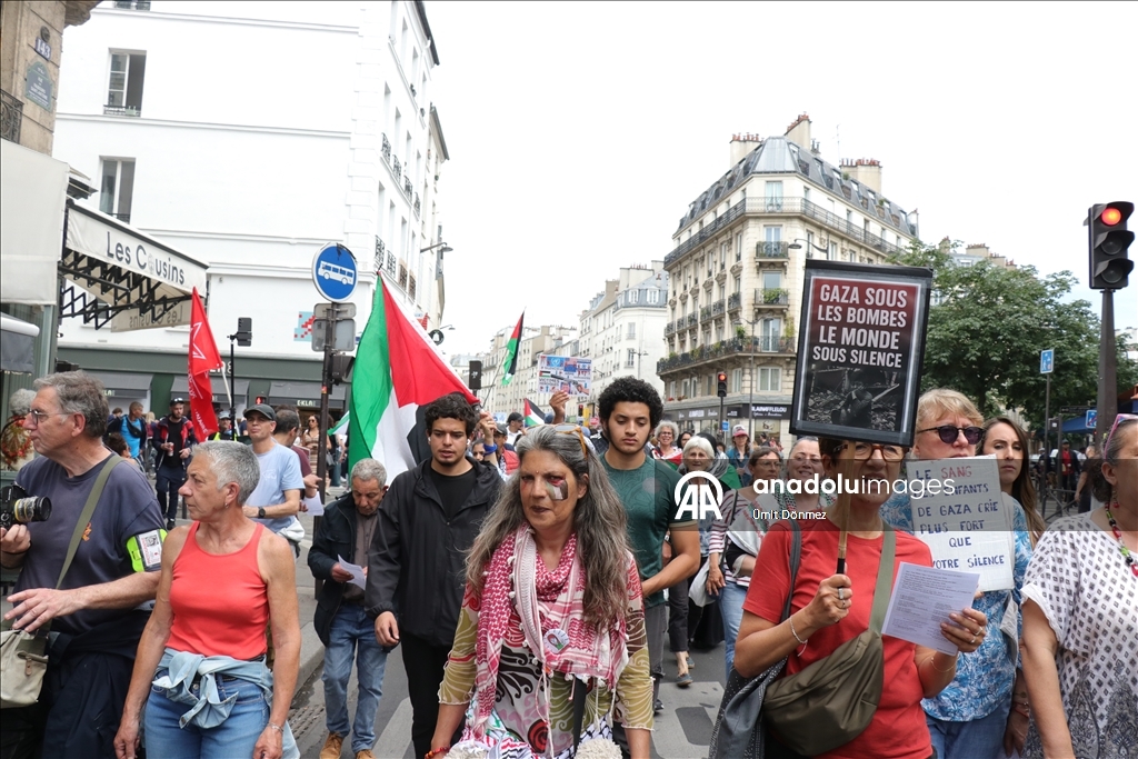 В Париже протестуют против атак на Газу