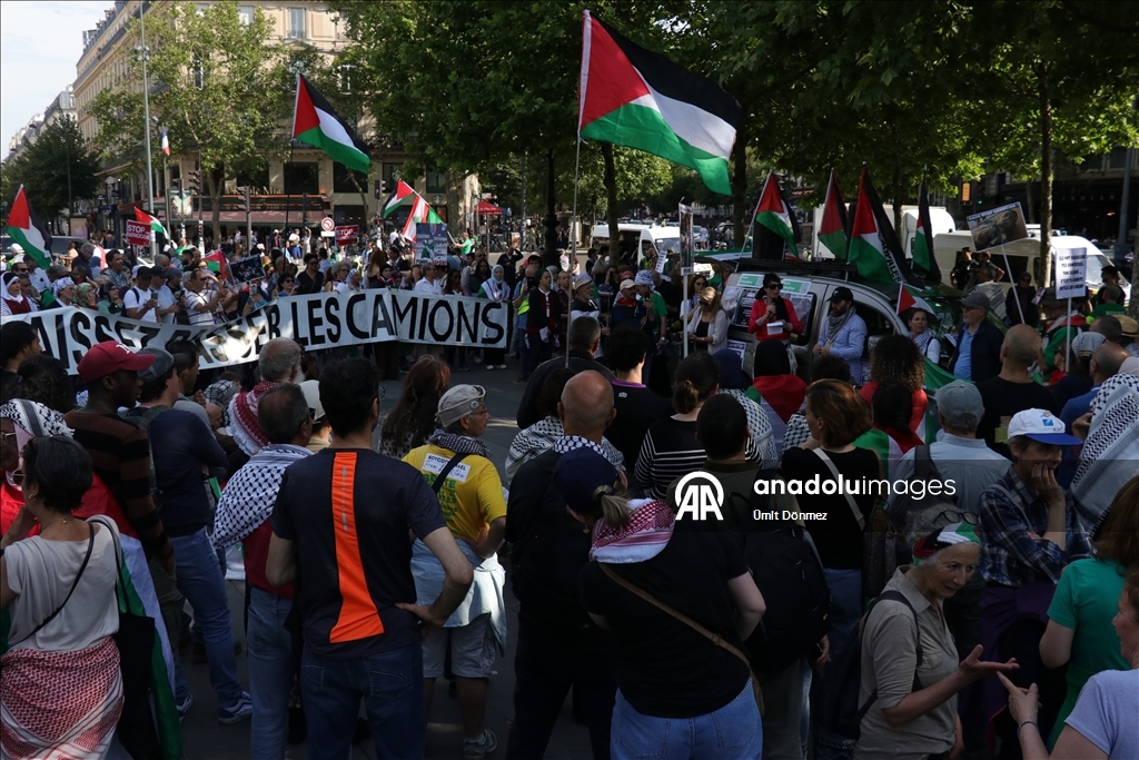 В Париже протестуют против атак на Газу