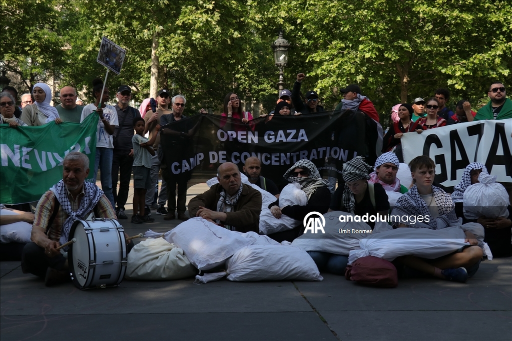В Париже протестуют против атак на Газу