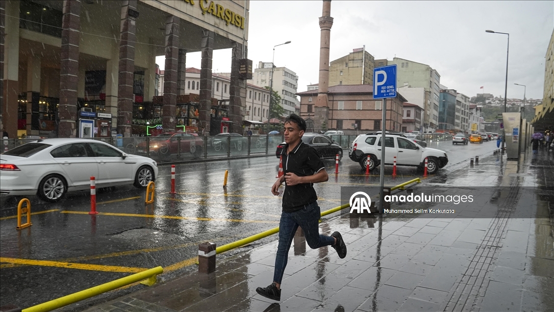 Başkentte yağmur