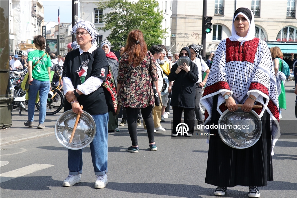 В Париже протестуют против атак на Газу