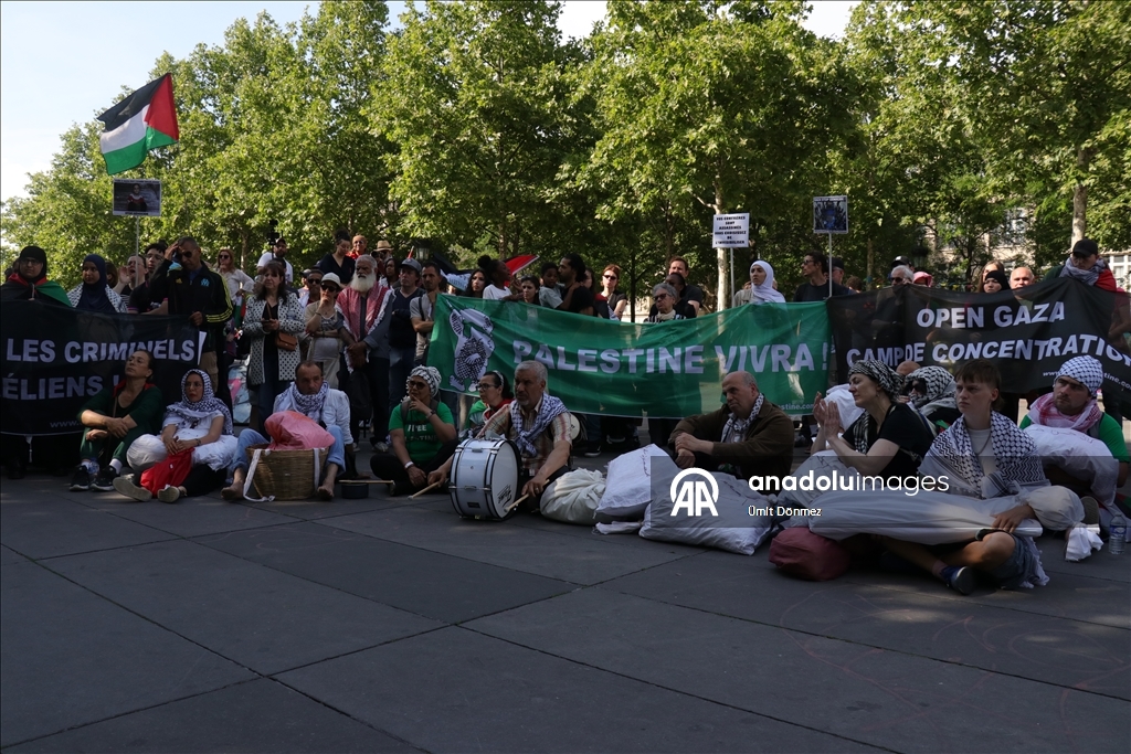 В Париже протестуют против атак на Газу