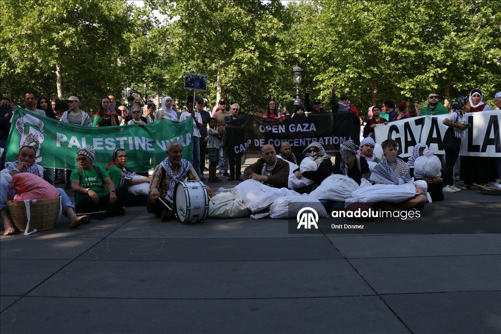 В Париже протестуют против атак на Газу
