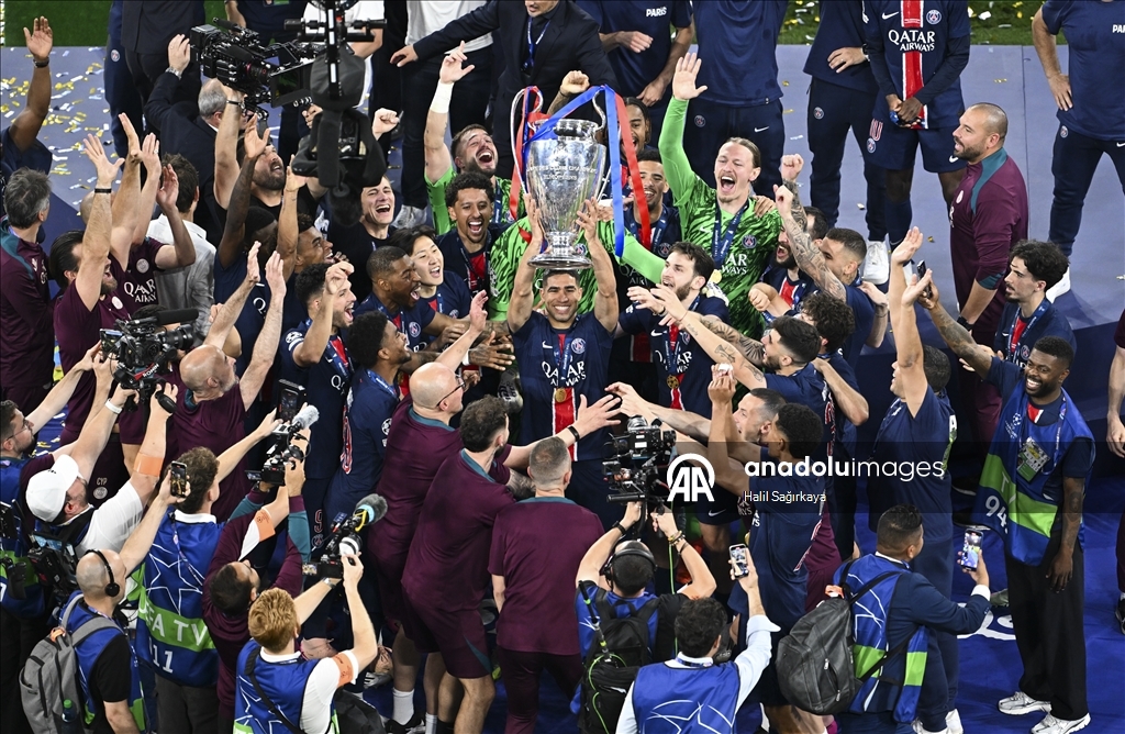 قدم.. باريس سان جيرمان يتوج بلقب دوري أبطال أوروبا للمرة الأولى