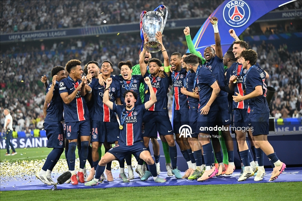 قدم.. باريس سان جيرمان يتوج بلقب دوري أبطال أوروبا للمرة الأولى