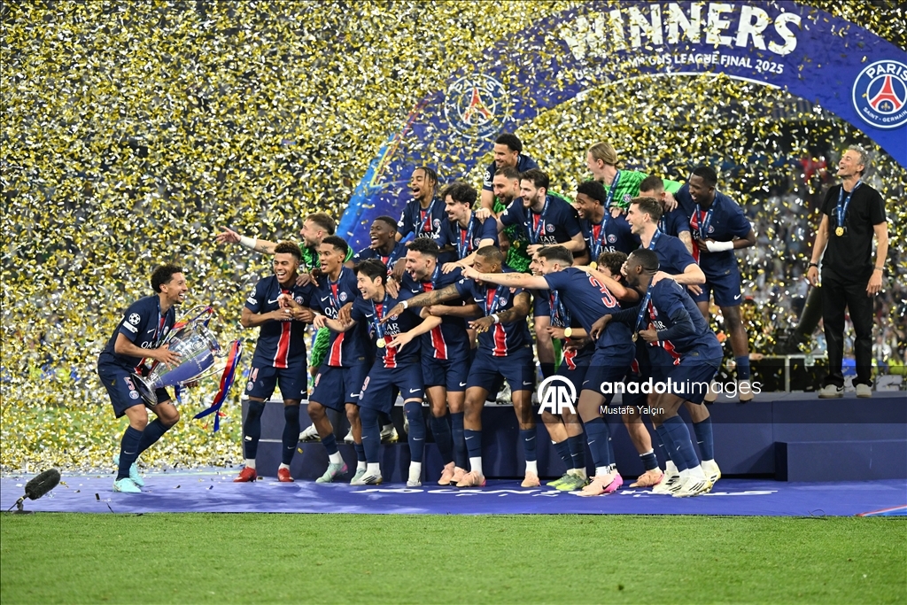 قدم.. باريس سان جيرمان يتوج بلقب دوري أبطال أوروبا للمرة الأولى