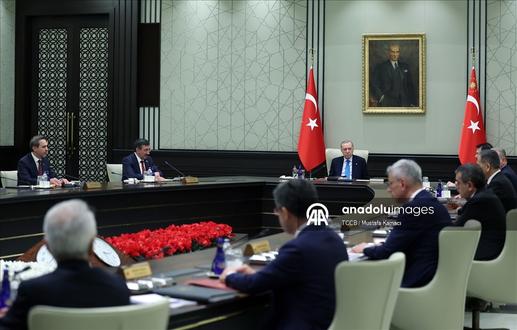 Cumhurbaşkanlığı Külliyesi'nde Kabine Toplantısı